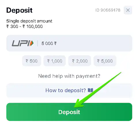 1win deposit