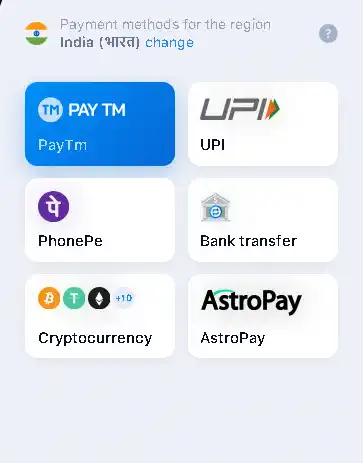 1win payment methods