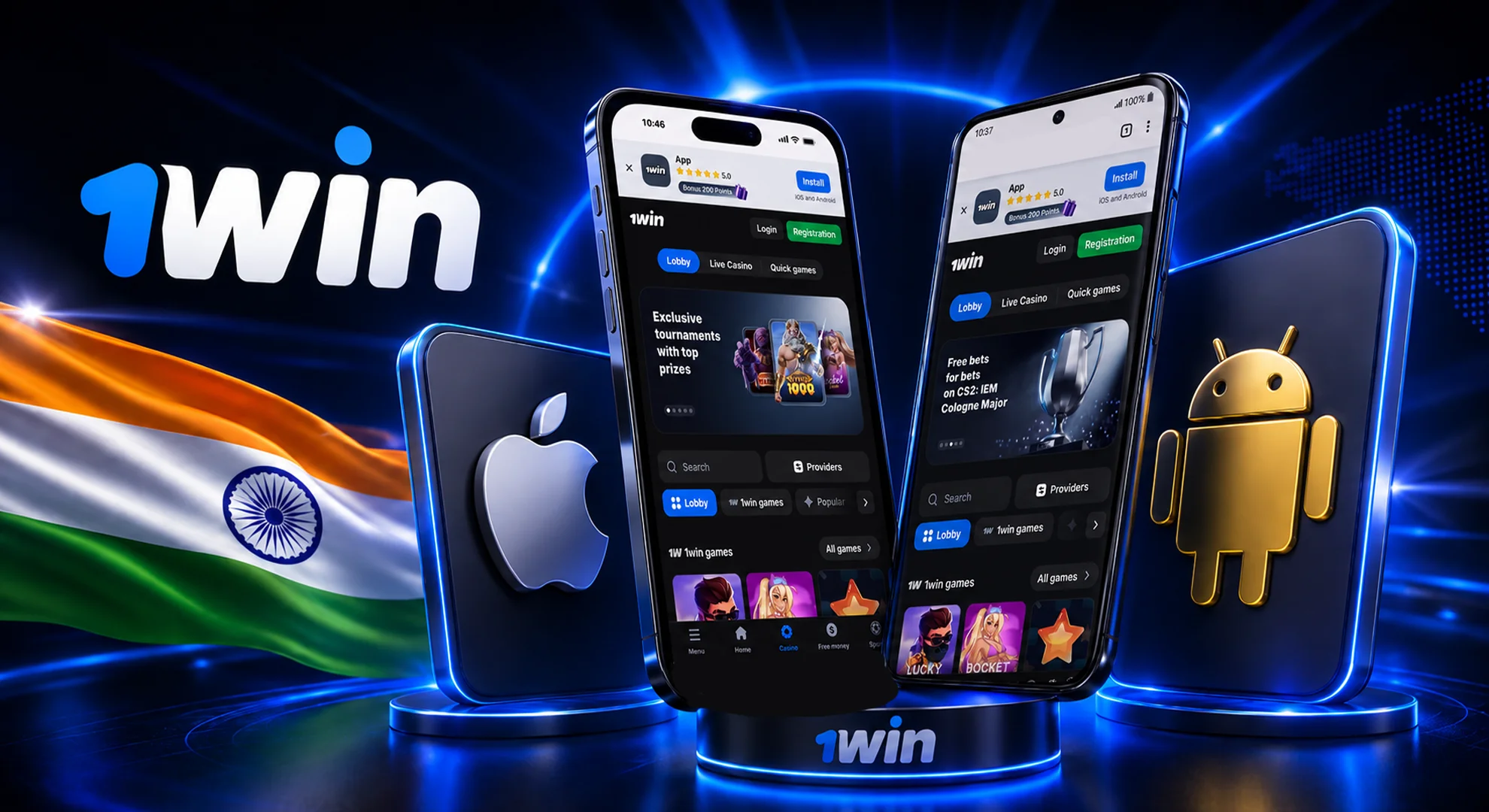 1win official mobile application download for iOS Apple and Android devices 2026